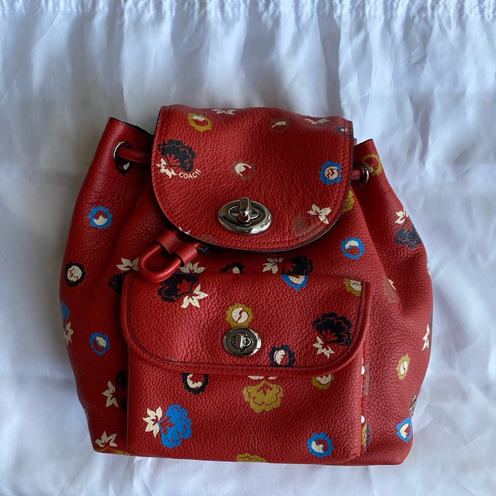Coach mini backpack
